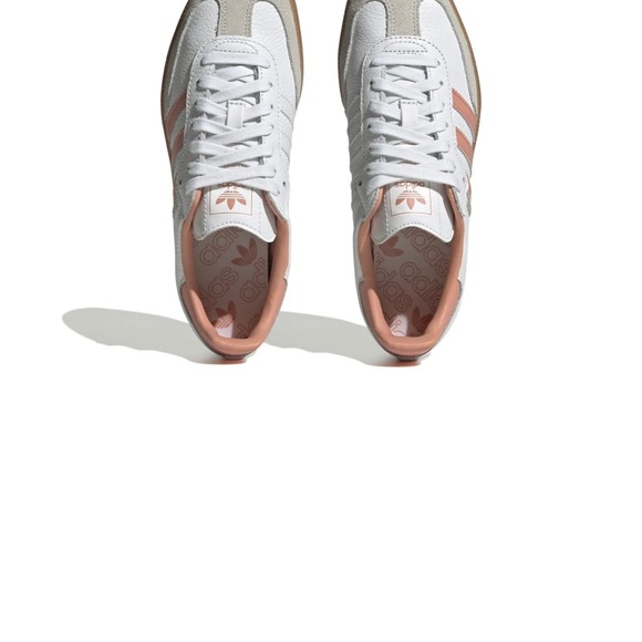 ❌SOLD❌Adidas Originals Samba OG (FTWR WHITE/WONDER CLAY/CRYSTAL) Women's Shoes - Picture 2 of 5